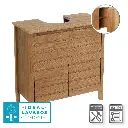 MUEBLE BAJO LAVABO 2 PUERTAS MDF 60 X 30 X 60 CM