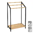 TOALLERO 3 BRAZOS BAMBU 51 X 31 X 85 CM