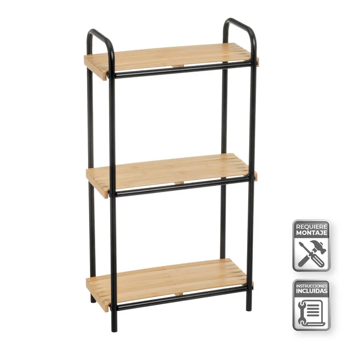 ESTANTERA BAMB-METAL 41 X 21 X 77 CM