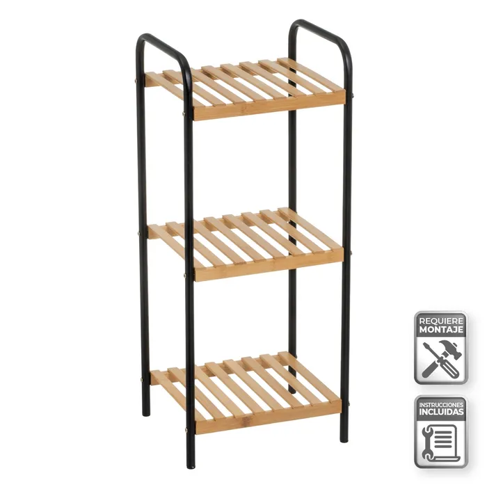 ESTANTERA BAMB-METAL 30 X 26 X 75 CM