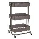 CARRO MULTIUSOS METAL GRIS 44 X 36 X 73 CM