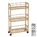 CARRO COCINA BAMB 44 X 20 X 75 CM