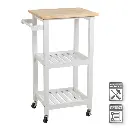 CARRO COCINA MDF-PINO BLANCO 56 X 39 X 85 CM
