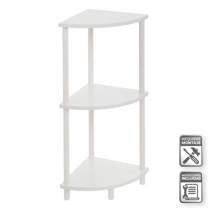 ESTANTERA RINCN 3 BALDAS ALBA BLANCO 30 X 30 X 76 CM