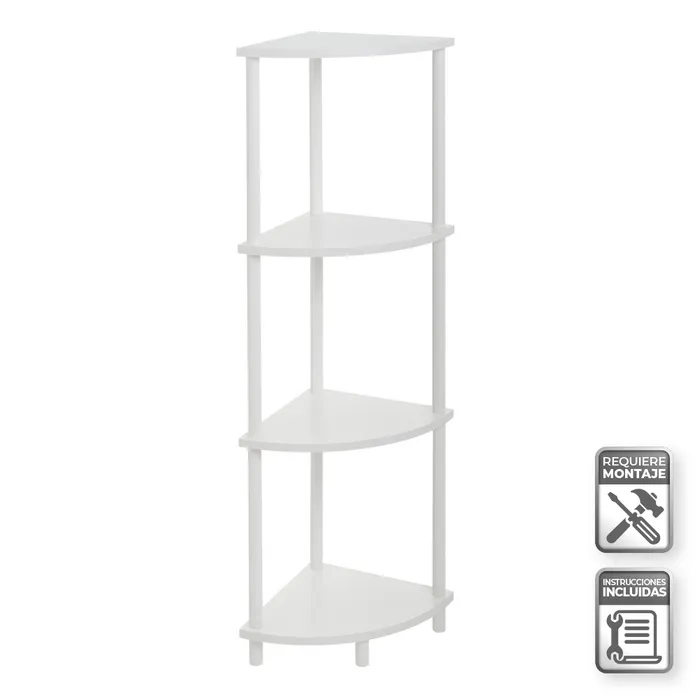 ESTANTERA RINCN 4 BALDAS ALBA BLANCO 30 X 30 X 110 CM