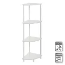 ESTANTERA RINCN 4 BALDAS ALBA BLANCO 30 X 30 X 110 CM