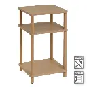 MESA RINCN GAIA MDF-METAL NATURAL 34 X 30 X 56 CM