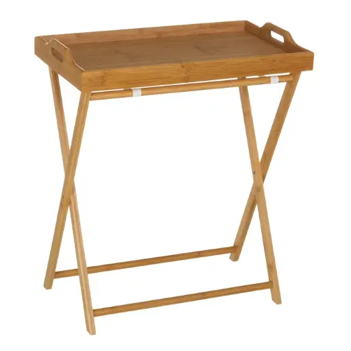 [801318] BANDEJA CON PATAS BAMB 55 X 35 X 62 CM