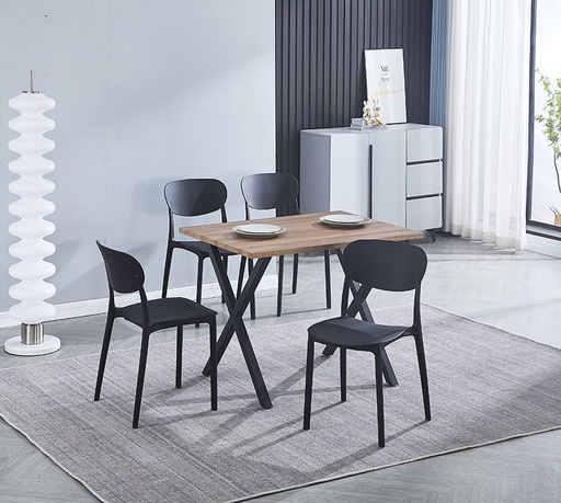 [MESA_COCINA_FIJA_T_MDF_VIDEL_NEGRO] MESA COCINA FIJA T/MDF VIDEL NEGRO