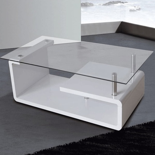 [MESA_EVA_BLANCO] MESA CENTRO TAPA CRISTAL EVA BLANCO