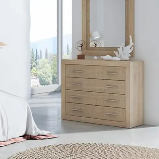 [COMODA_LARA_PUC-TX] COMODA LARA 4 CAJONES PUCCINI-TEXTIL