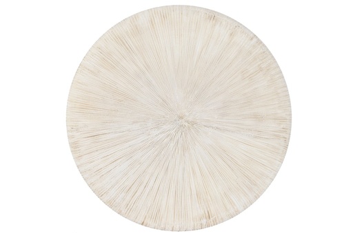 [DP-208811] DECORACION PARED MANGO 120X5X120 DECAPE BLANCO