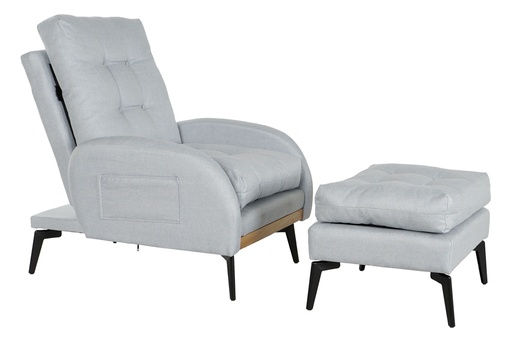 [MB-211266] SOFA CAMA SET 2 POLIESTER 74X85X90 RECLINABLE