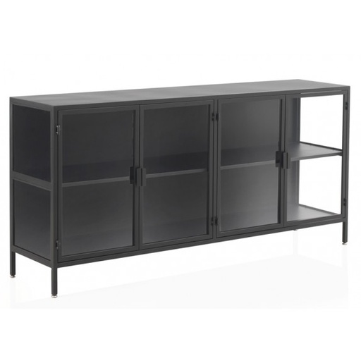 [10867] APARADOR ESTRUCTURA METAL NEGRA