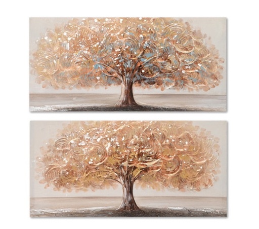 [CU-218590] CUADRO LIENZO MDF 60X2,5X30 ARBOL 