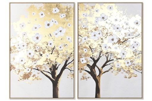 [CU-218655] CUADRO LIENZO PS 83X4,5X123 ARBOL 2 SURT.
