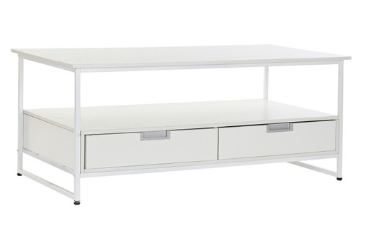 [MB-195335] MESA CENTRO METAL MDF 110X55X46 BLANCO