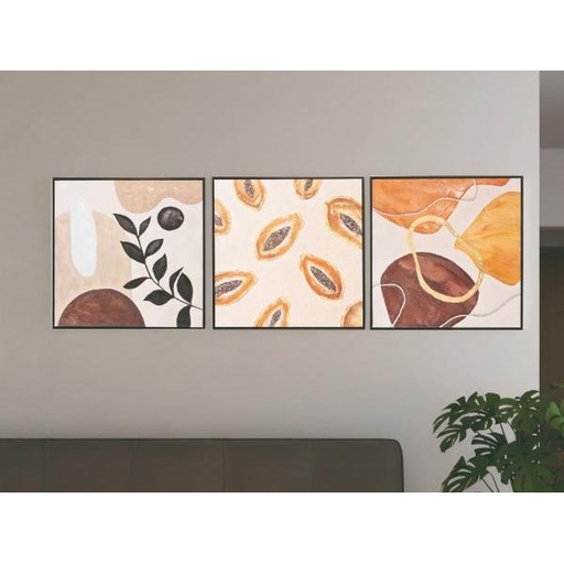 [10992] CUADRO OLEO 60*60*3.5 CM