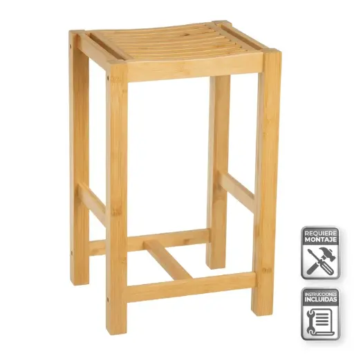 [807132] TABURETE BAMB 35 X 30 X 55 CM