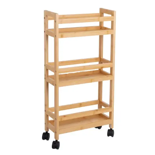 [803493] CARRO MULTIUSOS BAMB-MDF 36 X 15 X 74 CM