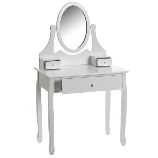 [135766] TOCADOR GRACE MDF-PAULONIA BLANCO 80 X 40 X 137 CM
